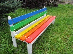 Уличные скамейки для детского сада