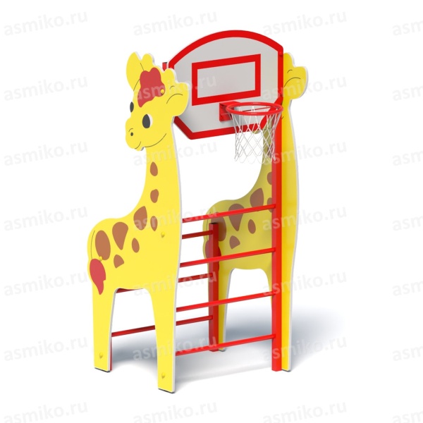 Лаз "Жираф" с баскетбольным щитом мини УФ