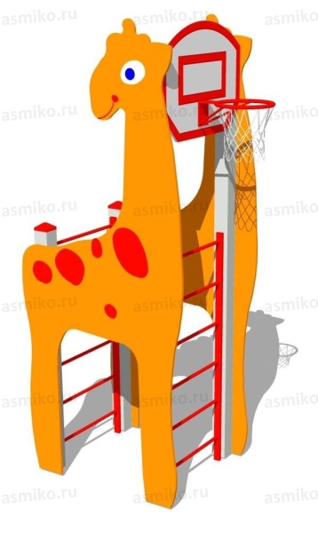 Лаз "Жираф" с баскетбольным щитом - в наличии